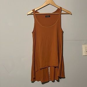 Lauren Moshi Orange Rust Tank MEDIUM